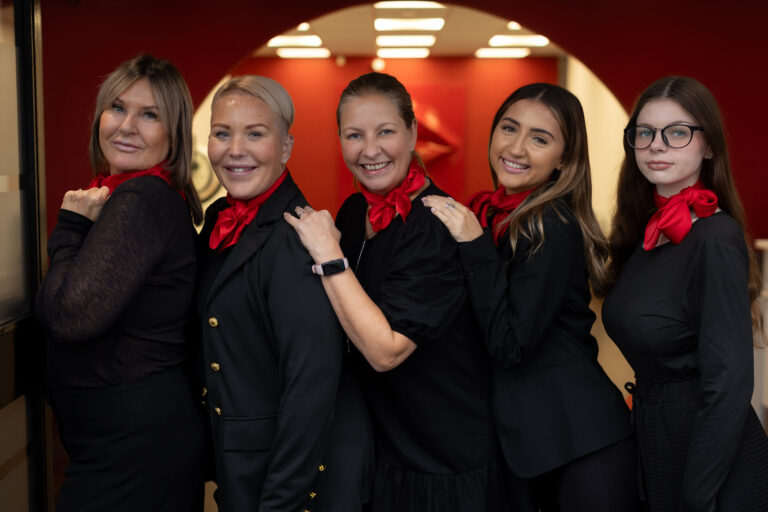 Our team front of house, admin and clinic managers