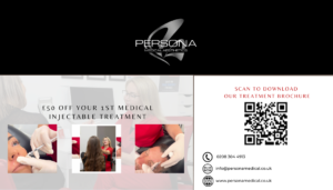 Receive £50 off your first medical aesthetic procedure at Persona Medical Aesthetics bexleyheath kent
